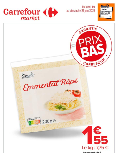 CARREFOUR MARKET des dernières annonces