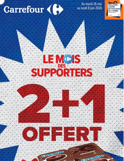 Carrefour Le mois des supporters de la boutique Carrefour valable du 26/05/2026 des dernières annonces