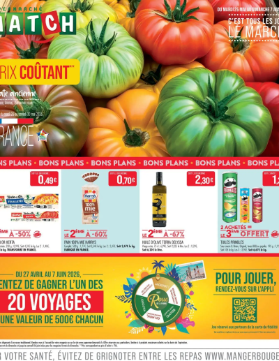Match Supermarché - c'est tous les jours le marché | Meaux de la boutique Match Supermarché valable du 26/05/2026 des dernières annonces