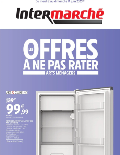  Catalogue Intermarché - Les offres à ne pas rater de la boutique Intermarché valable du 02/06/2026 des dernières annonces