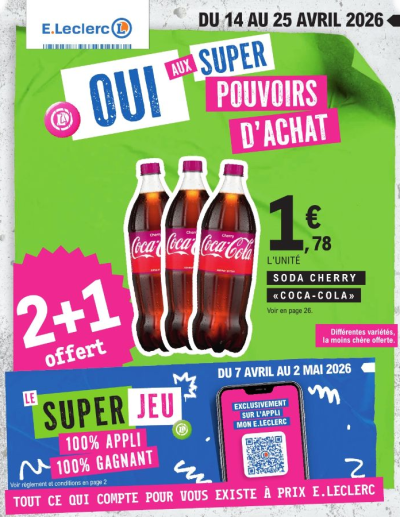 E. Leclerc des dernières annonces