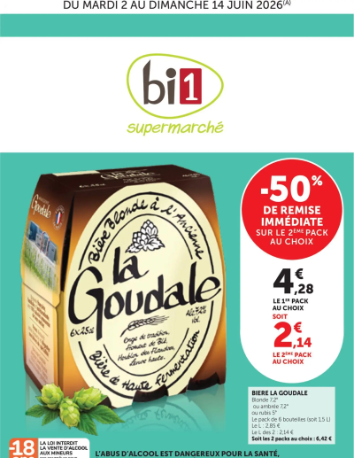  Catalogue bi1 prospectus de la boutique bi1 valable du 02/06/2026 des dernières annonces