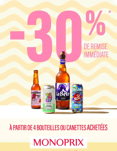  Catalogue Monoprix - Guide place to beer de la boutique Monoprix valable du 15/06/2026 des dernières annonces