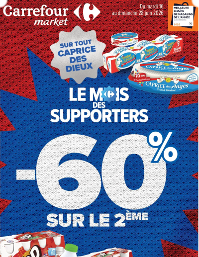 Carrefour Market catalogue de la boutique Carrefour Market valable du 16/06/2026 des dernières annonces