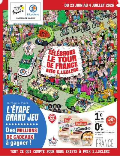 E.Leclerc Depenser moins 14 de la boutique E.Leclerc valable du 23/06/2026 des dernières annonces