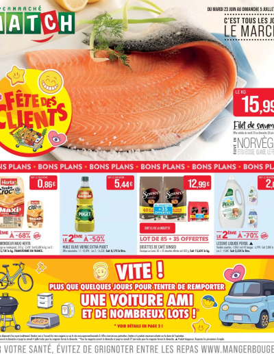 Match Supermarché - fête des clients de la boutique Match Supermarché valable du 23/06/2026 des dernières annonces