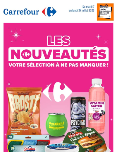 LES NOUVEAUTÉS