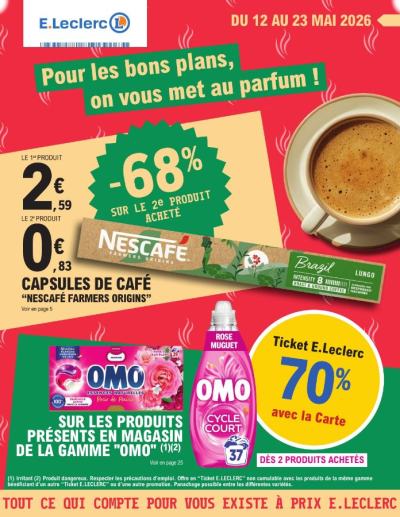 E. Leclerc des dernières annonces