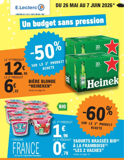 E. Leclerc des dernières annonces