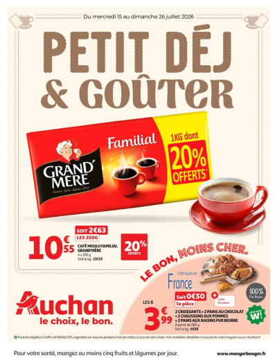 PETIT DÉJ & GOÛTER