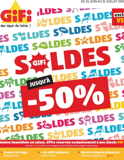 GiFi catalogue de la boutique GiFi valable du 24/06/2026 des dernières annonces