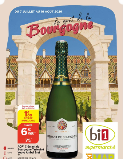 bi1 Catalogue Bourgogne de la boutique bi1 valable du 07/07/2026 des dernières annonces