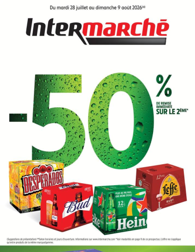 -50% DE REMISE IMMÉDIATE SUR LE 2ÈME des dernières annonces