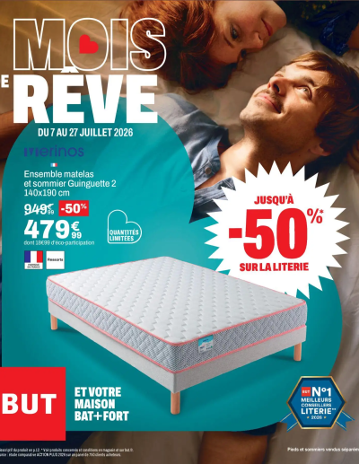 But catalogue mois de rêve de la boutique But valable du 07/07/2026 des dernières annonces