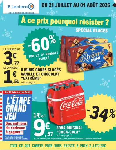 E.Leclerc catalogue de la boutique E.Leclerc valable du 21/07/2026 des dernières annonces