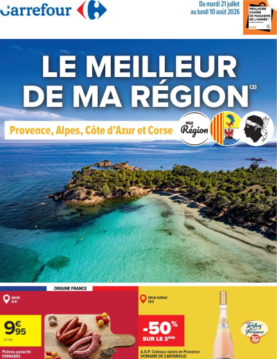 Carrefour Le meilleur de ma région de la boutique Carrefour valable du 21/07/2026 des dernières annonces