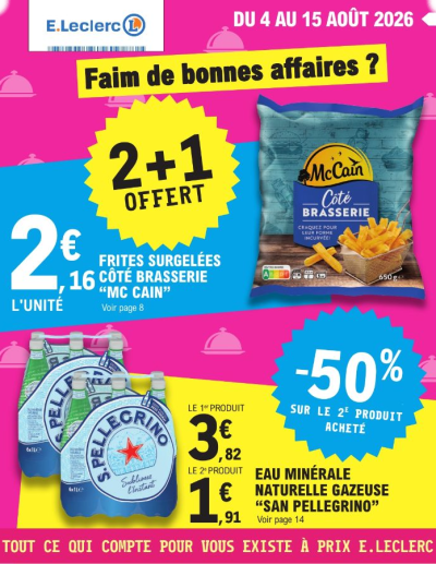  Catalogue E. Leclerc des dernières annonces