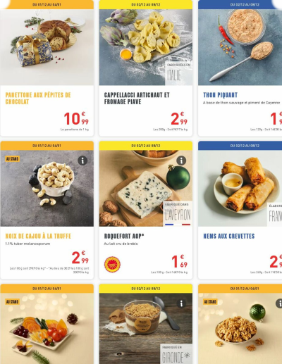 Grand Frais des dernières annonces
