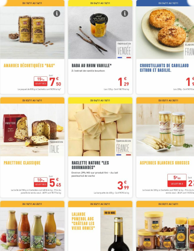 Grand Frais des dernières annonces