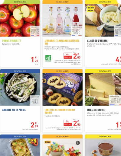 Grand Frais des dernières annonces