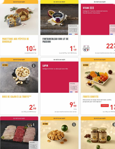 Grand Frais des dernières annonces