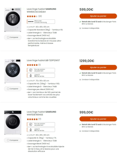  Catalogue Boulanger des dernières annonces