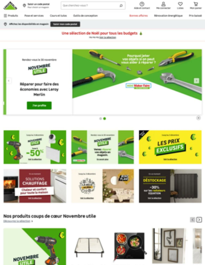 Leroy Merlin des dernières annonces
