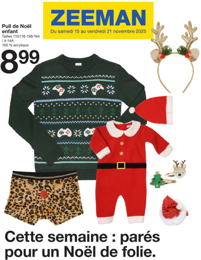 Zeeman des dernières annonces