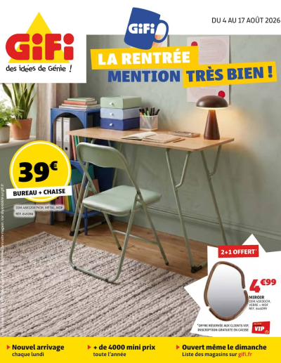  Catalogue LA RENTRÉE MENTION TRÈS BIEN ! des dernières annonces