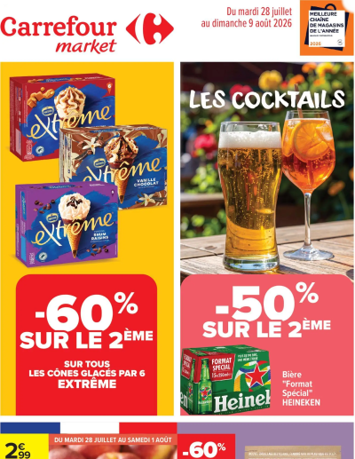 Carrefour Market Les cocktails de la boutique Carrefour Market valable du 28/07/2026 des dernières annonces