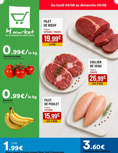  Catalogue Hmarket des dernières annonces
