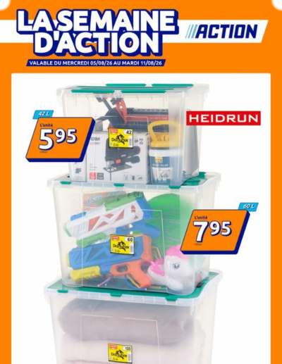  Catalogue Action des dernières annonces