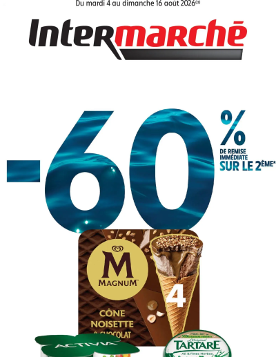 Intermarché - Découvrez nos offres de la boutique Intermarché valable du 04/08/2026 des dernières annonces