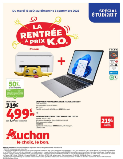 LA RENTRÉE À PRIX K.O.