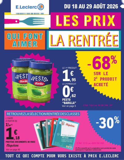 LES PRIX QUI FONT AIMER LA RENTRÉE
