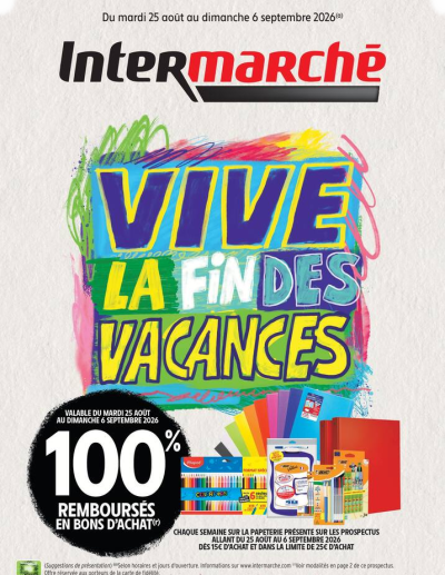 VIVE LA FIN DES VACANCES