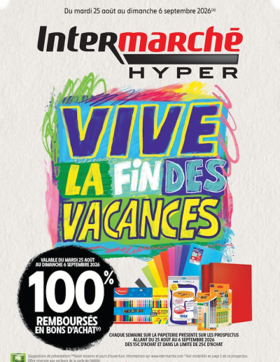 VIVE LA FIN DES VACANCES