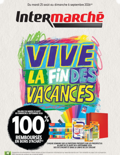 VIVE LA FIN DES VACANCES