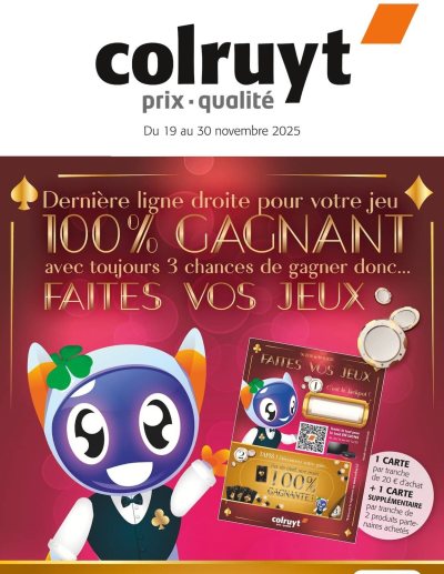 Colruyt des dernières annonces