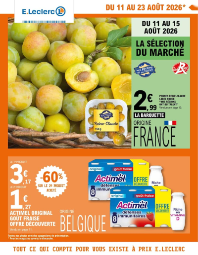 TOUT CE QUI COMPTE POUR VOUS EXISTE À PRIX E.LECLERC