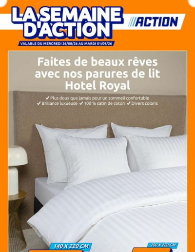 Action des dernières annonces