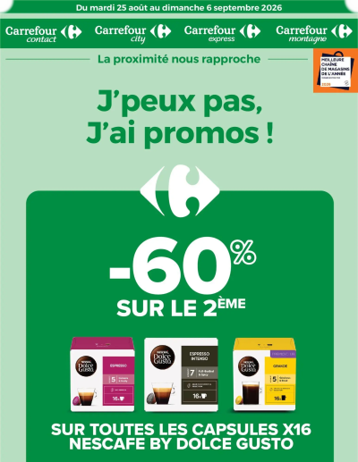 Carrefour City catalogue de la boutique Carrefour City valable du 25/08/2026 des dernières annonces