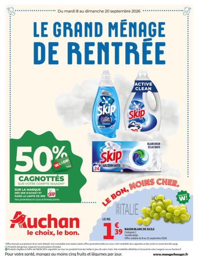 LE GRAND MÉNAGE DE RENTRÉE