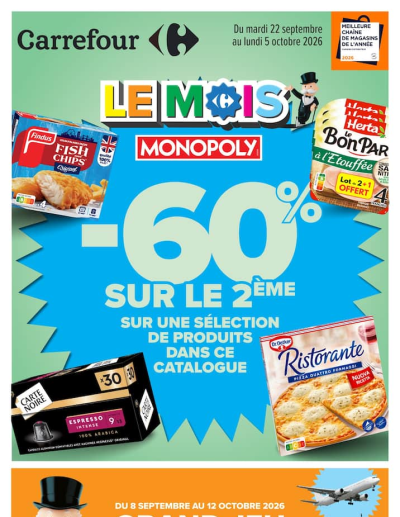 LE MOIS MONOPOLY des dernières annonces