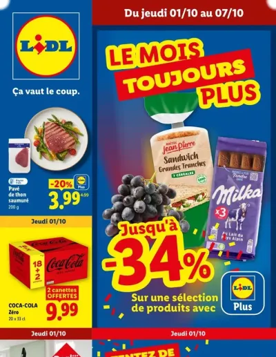Les promos de la semaine