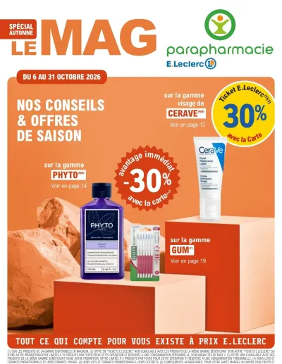 Parapharmacie d'automne