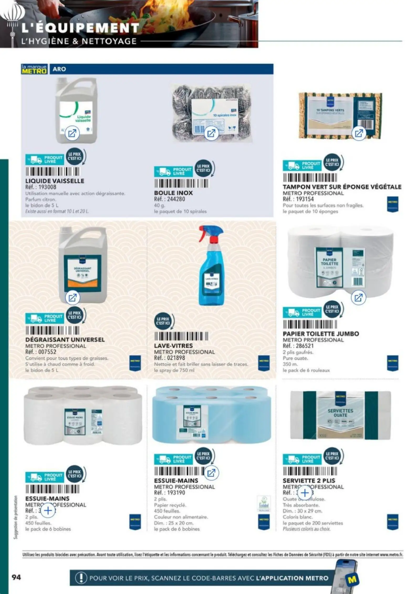Metro catalogue du 28/08 – page 94