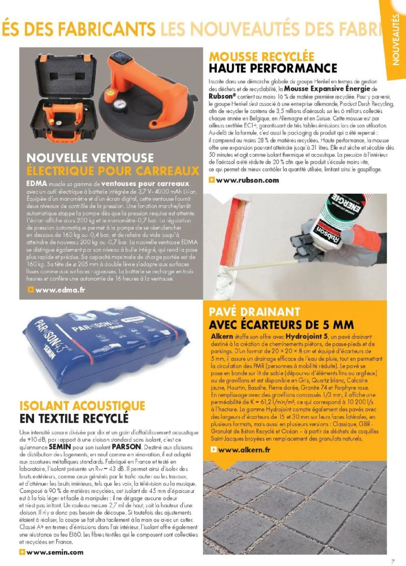 Gedimat catalogue du 01/01 – page 7