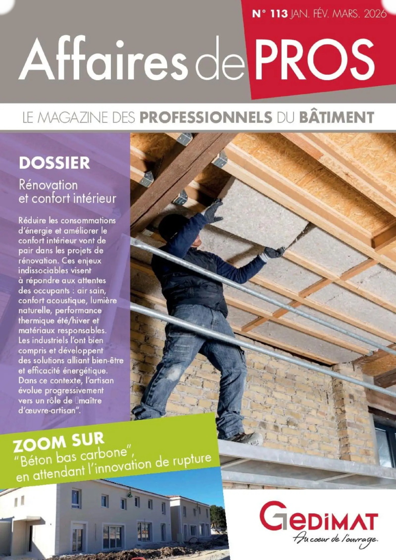 Gedimat catalogue du 01/01 – page 1