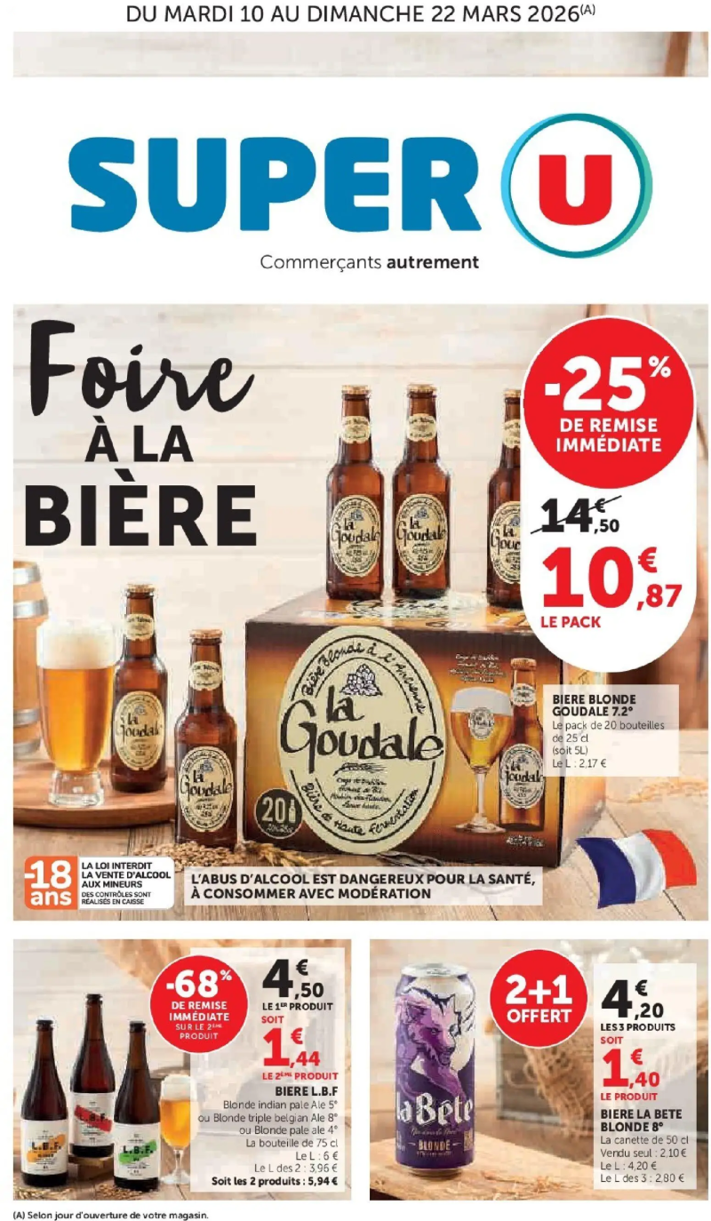 Super U catalogue du 10/03 – page 1